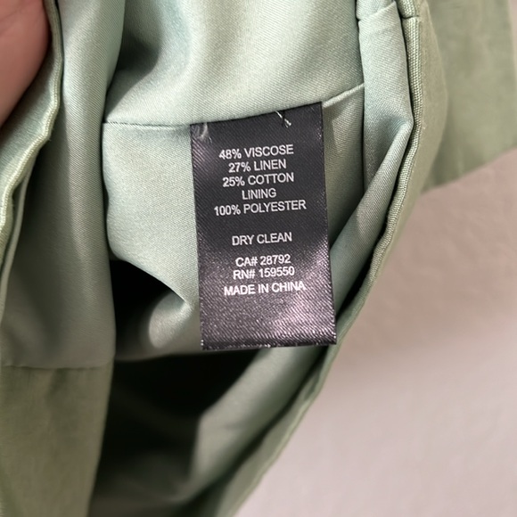 Maison d’ Amelie Paris Green Short Sleeve Blazer Size L - Picture 5 of 5